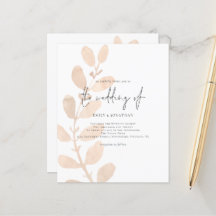 Begroting Moderne uitnodiging voor een voetbalweds