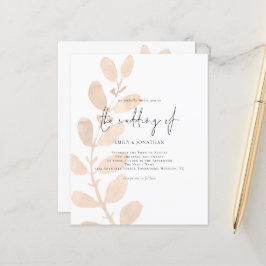 Begroting Moderne uitnodiging voor een voetbalweds