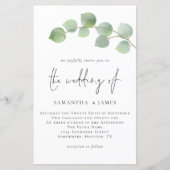 Begroting Moderne uitnodiging voor weddenschappen (Voorkant)