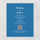 BEGROTING Moderne Waterverf QR-groepscode uitnodig (Achterkant)