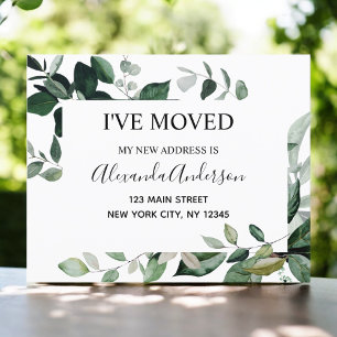 Begroting Moving Announge Eucalyptus Greenery