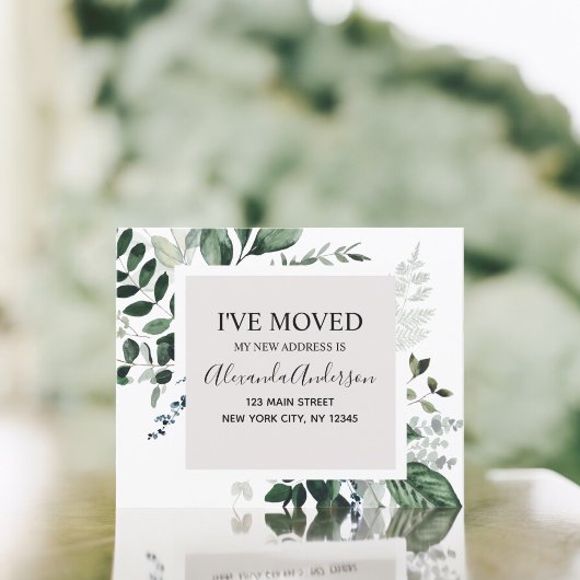 Begroting Moving Announge Eucalyptus Greenery