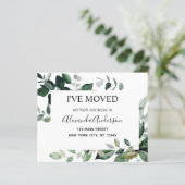 Begroting Moving Announge Eucalyptus Greenery (Staand voorkant)