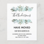 Begroting Moving Announge Eucalyptus Greenery (Voorkant)