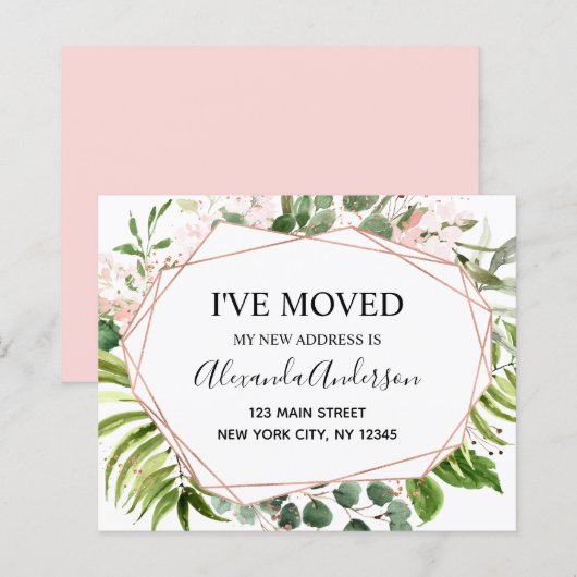 Begroting Moving Announge Eucalyptus Greenery (Voorkant / Achterkant)