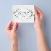 Begroting Moving Announge Eucalyptus Greenery Flyer (Hand)