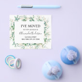 Begroting Moving Announge Eucalyptus Greenery Flyer (Enkel)