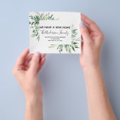 Begroting Moving Announge Eucalyptus Greenery Flyer (Hand)