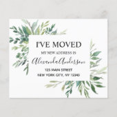 Begroting Moving Announge Eucalyptus Greenery Flyer (Voorkant)