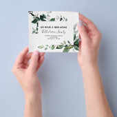 Begroting Moving Announge Eucalyptus Greenery Flyer (Hand)