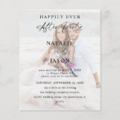 Begroting na ontvangst van partijfotoweddenschappe flyer (Voorkant)