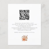 Begroting najaar Florals QR Code Weddenschap (Achterkant)