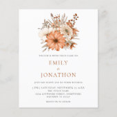 Begroting najaar Florals Weddenschap (Voorkant)