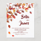 Begroting - najaar - huwelijksuitnodiging (Voorkant)