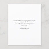 Begroting najaar verlaten bruiloft Hartelijk dank (Achterkant)