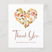 Begroting najaar verlaten bruiloft Hartelijk dank (Voorkant)