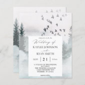 Begroting Natuur bos en vogels 2 bruiloft (Voorkant / Achterkant)