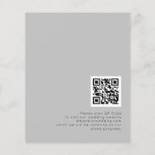 Begroting Niets Fancy Net Love QR Code Save Date (Achterkant)