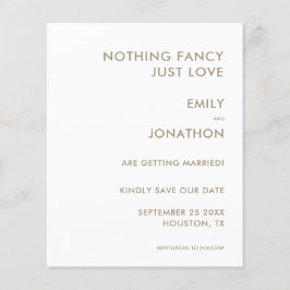 Begroting Niets Fancy Net Love QR Gold Save Date