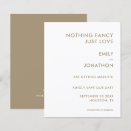 Begroting Niets Fancy Net Love QR Gold Save Date