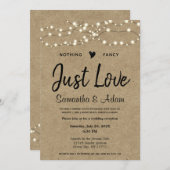 Begroting niets Fancy Net Love String Lights Kaart (Voorkant / Achterkant)