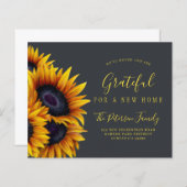 Begroting nieuw adres: mededeling zonnebloem (Voorkant / Achterkant)