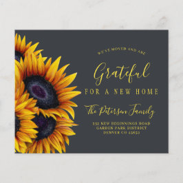 Begroting nieuw adres: mededeling zonnebloem