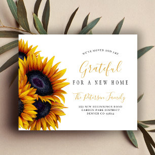 Begroting nieuw adres: mededeling zonnebloem