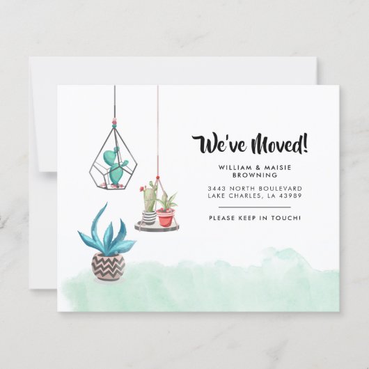 Begroting - nieuw adres Succulents Moving Announan (Voorkant)