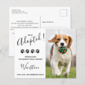 Begroting nieuw pakket We hebben Puppy Dog Announc (Voorkant / Achterkant)