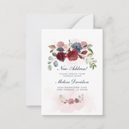 Begroting Nieuwe Aankondiging Floral Moving (Voorkant)