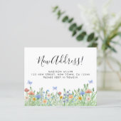 Begroting Nieuwe Aankondiging Floral Moving (Staand voorkant)