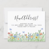 Begroting Nieuwe Aankondiging Floral Moving (Voorkant)