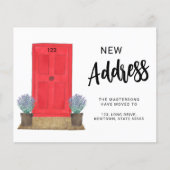 Begroting Nieuwe adreswijziging Aankondiging (Voorkant)