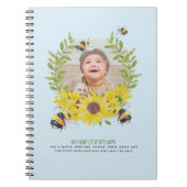 BEGROTING Nieuwe babyFOTO geeft zonneschermen voor Notitieboek (Voorkant)