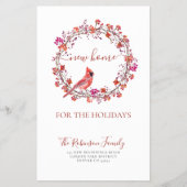 Begroting nieuwe feestdagen van het thuisland flyer (Voorkant)