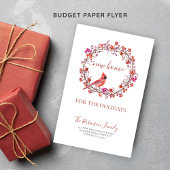 Begroting nieuwe feestdagen van het thuisland flyer