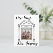 Begroting nieuwe foto's met bewegende aankondiging (Staand voorkant)