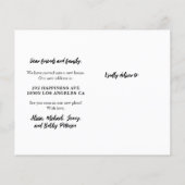 Begroting nieuwe foto's met bewegende aankondiging (Achterkant)