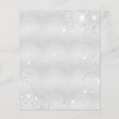 Begroting nieuwe thuisadres zilverkleurige mededel (Achterkant)