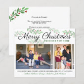 Begroting nieuwe thuiskerst 2 Fotovakantie (Voorkant / Achterkant)
