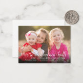 Begroting nieuwe zalen fotovakantie verplaatsen notitiekaartje (Voorkant / Achterkant in situ)