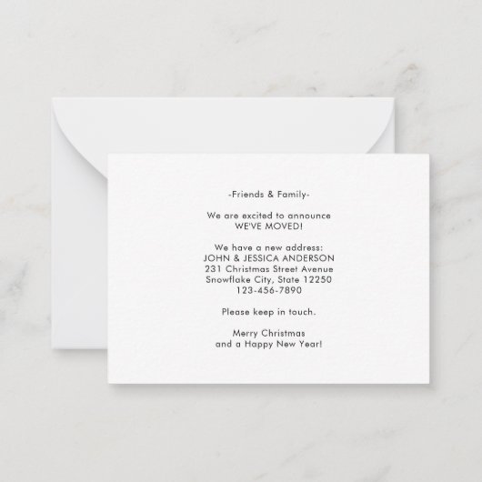 Begroting nieuwe zalen fotovakantie verplaatsen notitiekaartje (Achterkant)