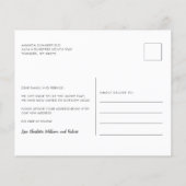 Begroting nieuwjaar Bewegingsadresaankondiging (Achterkant)