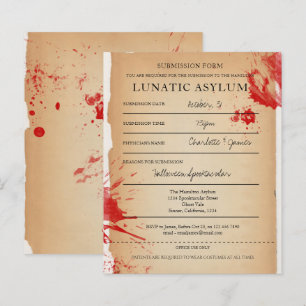 BEGROTING Novelty Halloween Party Lunatic Asyment