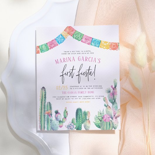 Begroting nr. Siesta First Fiesta Girl Birthday Pa