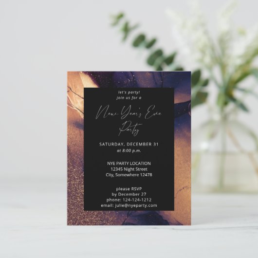 Begroting Nyte Glow Nieuwjaar Eve Party (Staand voorkant)