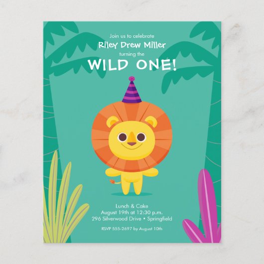 Begroting Oerwoud Initiatief van Lion Kind (Voorkant)