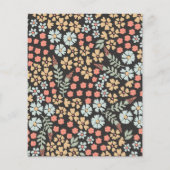 Begroting Oh Baby Groovy Yellow Floral Baby shower (Achterkant)