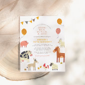 Begroting Oink Baa Quack Farm Animal Birthday Part